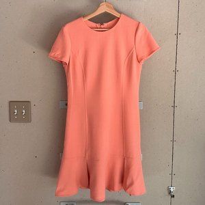 Oscar de la Renta Virgin Wool-Blend A-Line Dress